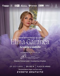 La MEJOR MEZZOSOPRANO DEL MUNDO Elina Garanca en Saltillo