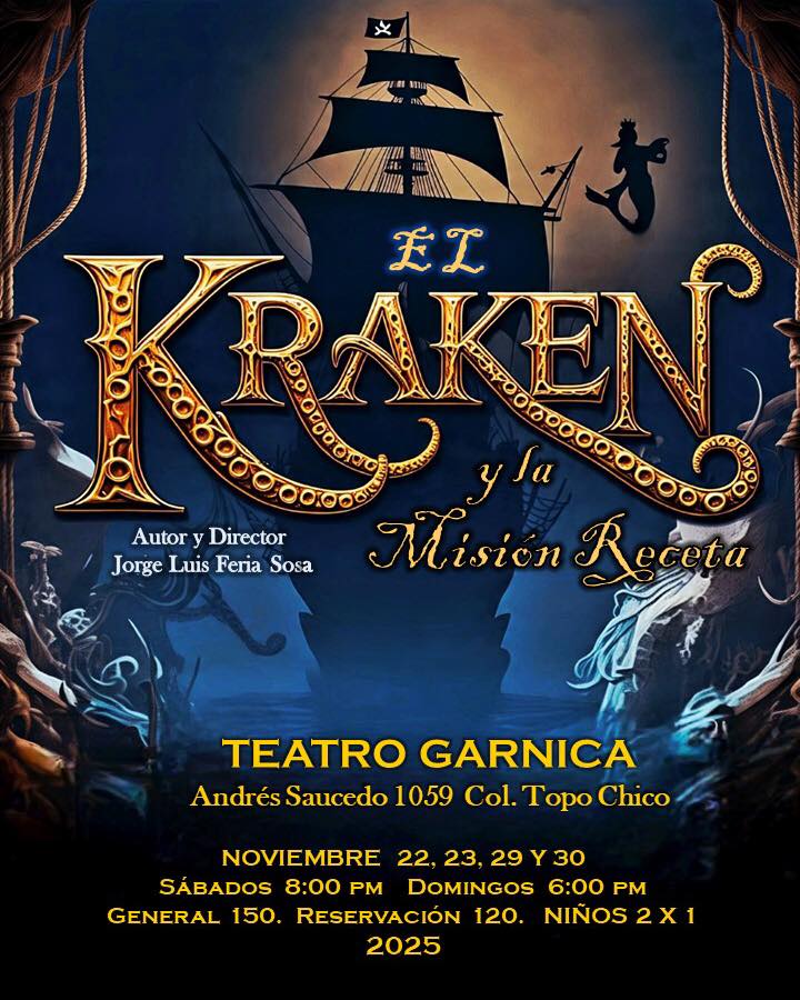 El Kraken y la Misión Receta en Teatro Garnica