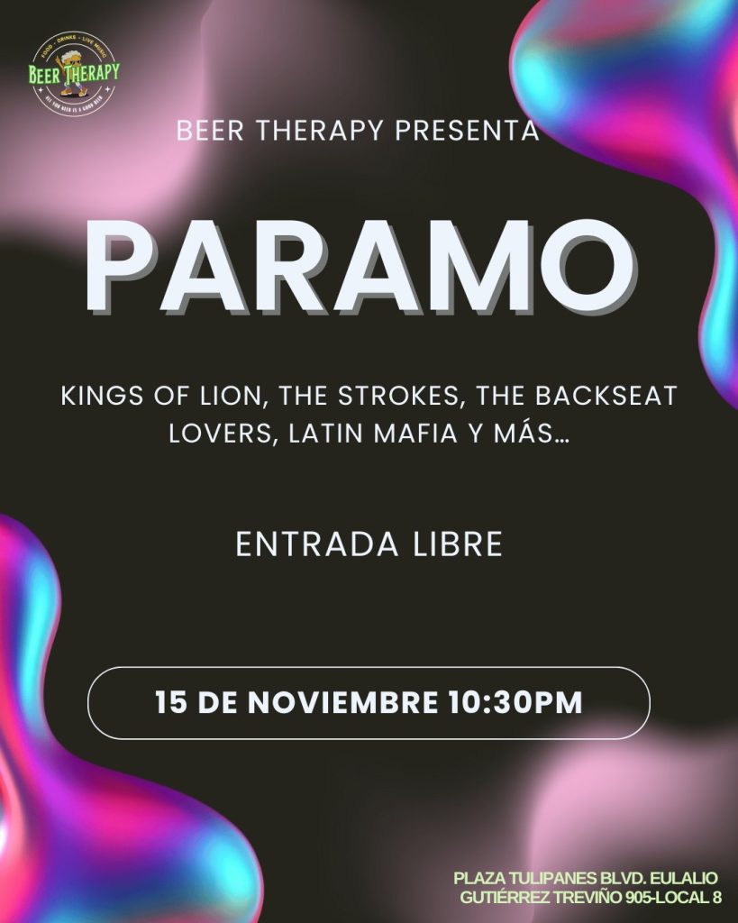 PARAMO en Beer Therapy