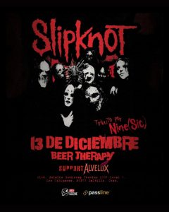 El mejor tributo a SLIPKNOT en Beer Therapy