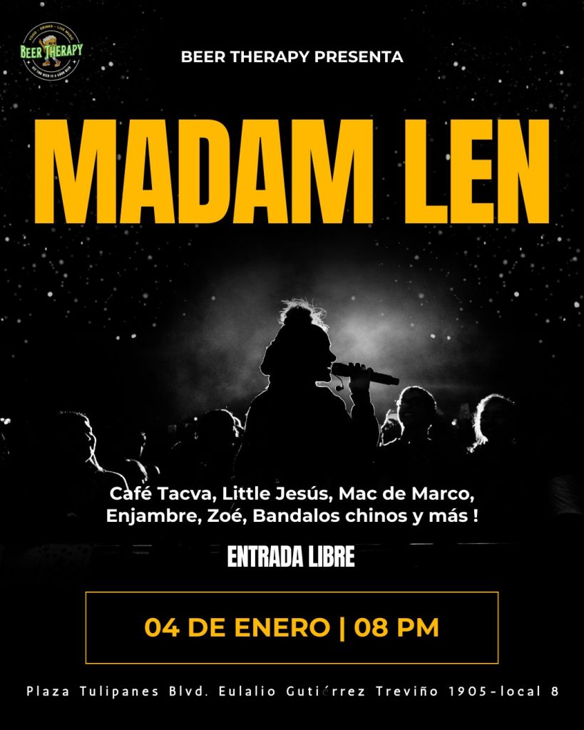 MADAM LEN en Beer Therapy