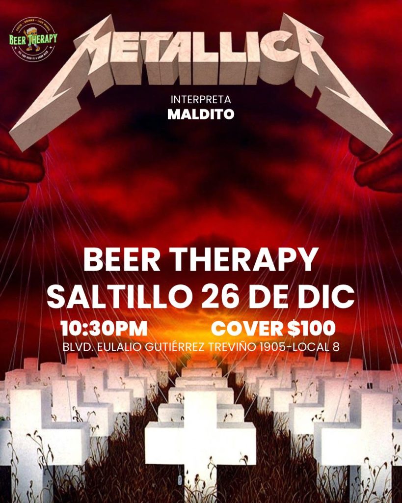 TRIBUTO A METALLICA en Beer Therapy