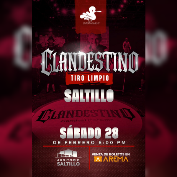 Clandestino en Auditorio Saltillo