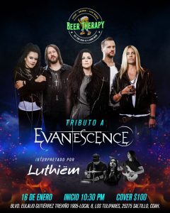 Tributo a EVANESCENCE en Beer Therapy