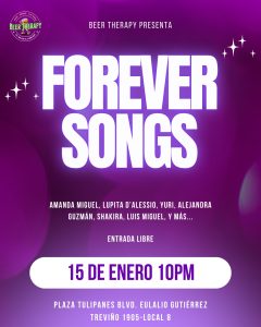 FOREVER SONGS en Beer Therapy