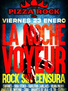 NOCHE VOYEUR en Pizza Rock