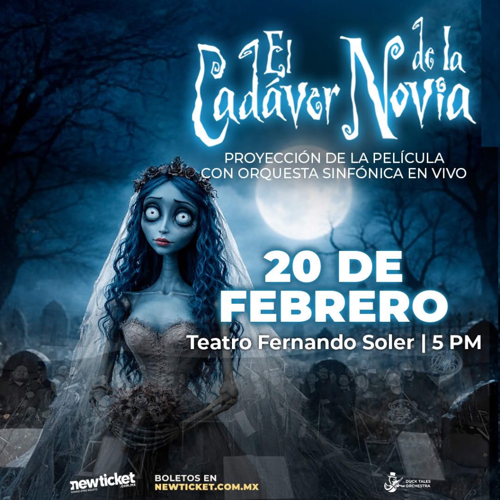 El Cadáver de la Novia: Proyección de la Película con Orquesta Sinfónica En Vivo