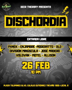 DISCHORDIA en Beer Therapy
