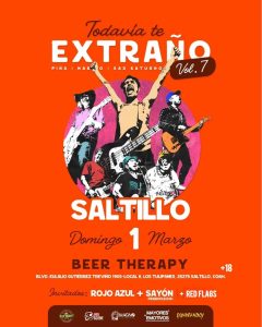 Todavía te Extraño Tour en Beer Therapy
