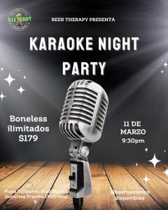 Karaoke Night Party en Beer Therapy