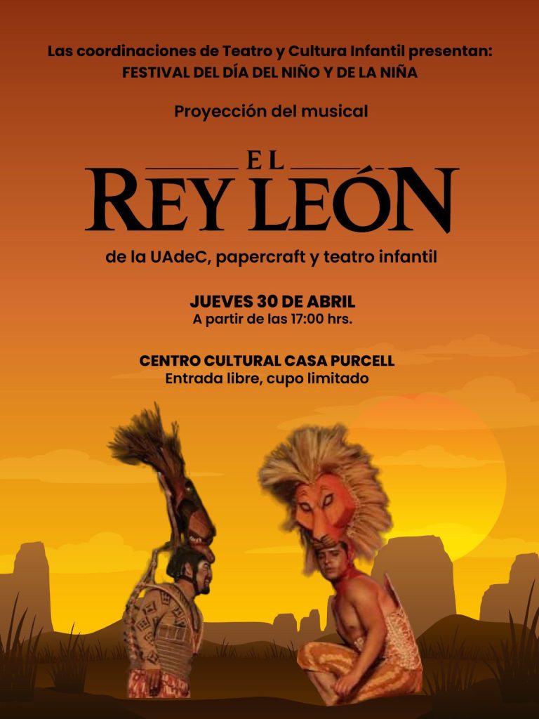 Proyección del musical Rey León