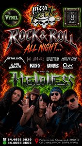 ROCK & ROLL ALL NIGHT en Pizza Rock