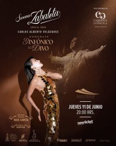HOMENAJE AL DIVO CON SUSANA ZABALETA en Saltillo