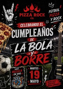 Cumpleaños de La Bola y Borre en Pizza Rock