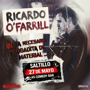 Ricardo O Farril en AS Comedy Bar