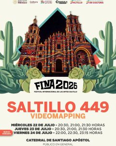 Saltillo 449 Videomapping