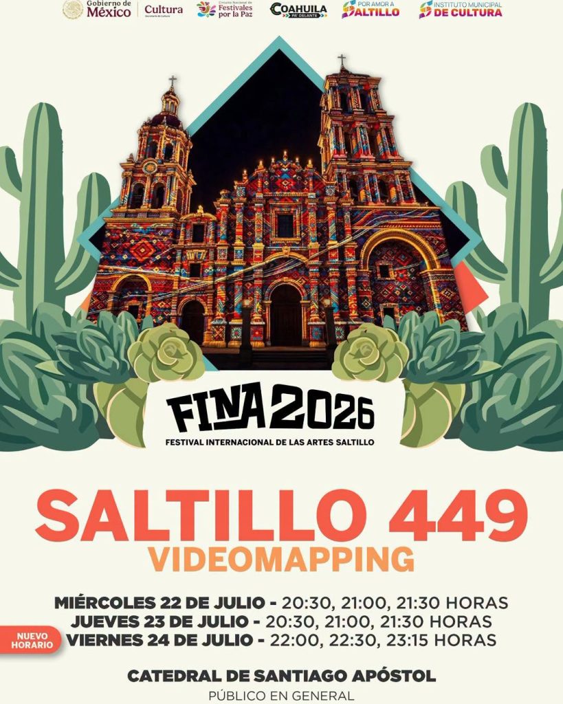 Saltillo 449 Videomapping