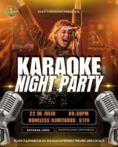 Karaoke Night Party en Beer Therapy