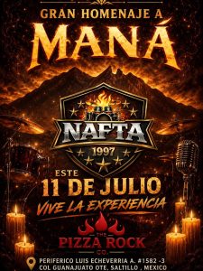 Gran Homenaje a Maná en Pizza Rock