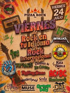 Viernes de Rock en tu Idioma en Pizza Rock