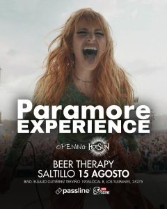 PARAMORE EXPERIENCE en Beer Therapy