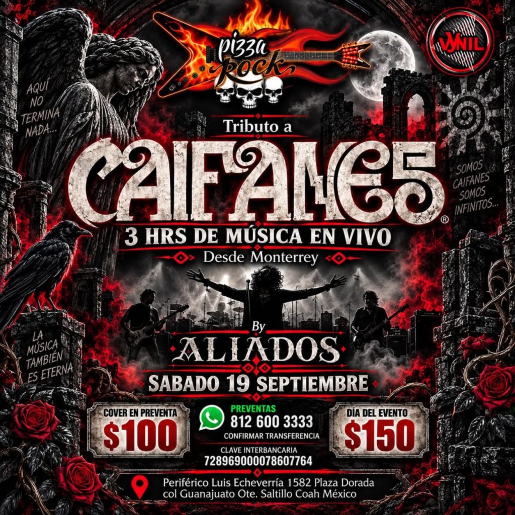TRIBUTO A CAIFANES en Pizza Rock