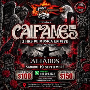 TRIBUTO A CAIFANES en Pizza Rock