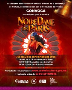 Audiciones para el musical “Notre Dame de París”