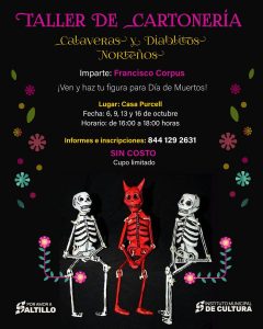 Taller de Cartonería “Calaveras y Diablitos Norteños”