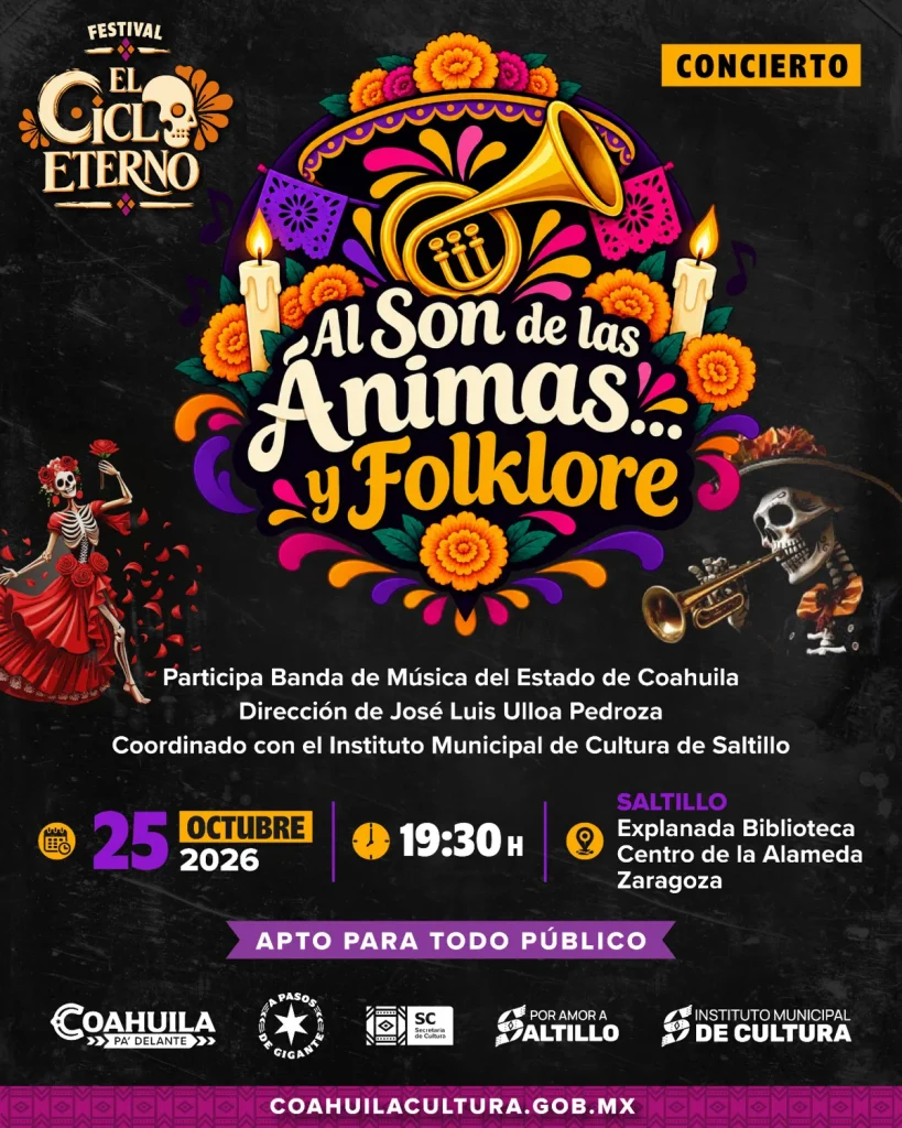 Al Son de las Ánimas… y Folklore con la Banda de Música del Estado en la Alameda Zaragoza