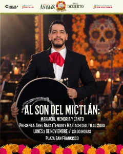 Al son del Mictlán con Abel Rasa y Mariachi Saltillo 2000 en la Plaza San Francisco