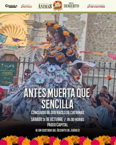 Antes muerta que sencilla 2026, concurso de disfraces de catrinas en Paseo Capital