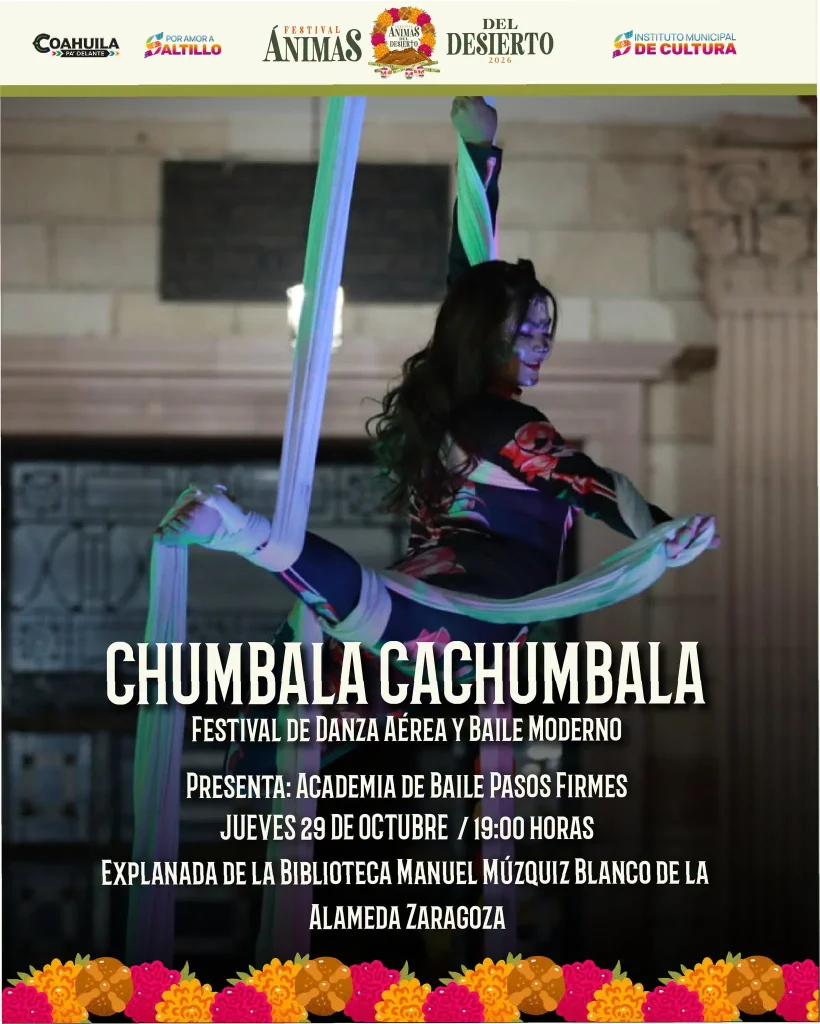 Chumbala Cachumbala, festival de danza aérea y baile moderno en la Alameda Zaragoza