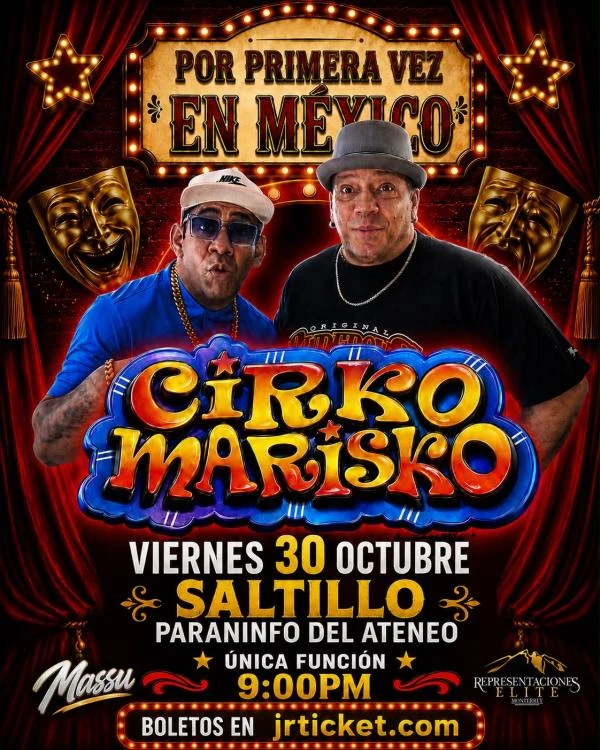 Cirko Marisko en el Paraninfo del Ateneo Fuente