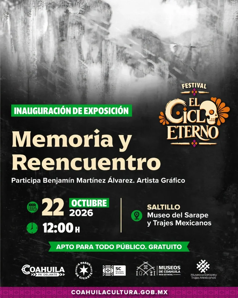 Memoria y Reencuentro, inauguración de exposición en el Museo del Sarape y Trajes Mexicanos