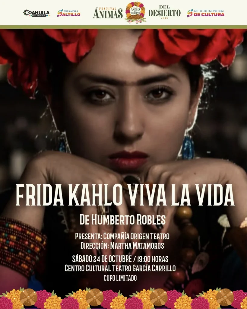 Frida Kahlo viva la vida en el Teatro García Carrillo