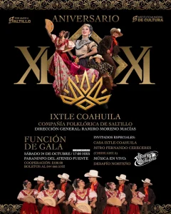 Ixtle Coahuila: Función de Gala por su XXI Aniversario en el Paraninfo del Ateneo Fuente