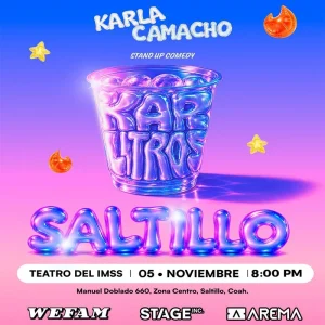 Karla Camacho “Karlitros” en el Teatro IMSS