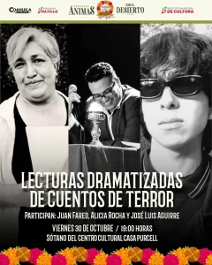 Lecturas dramatizadas de cuentos de terror en Casa Purcell