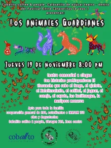 Los animales guardianes, teatro sensorial a ciegas en Coballto Coffee & People
