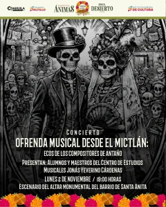 Ofrenda Musical desde el Mictlán en el Altar Monumental del Barrio de Santa Anita