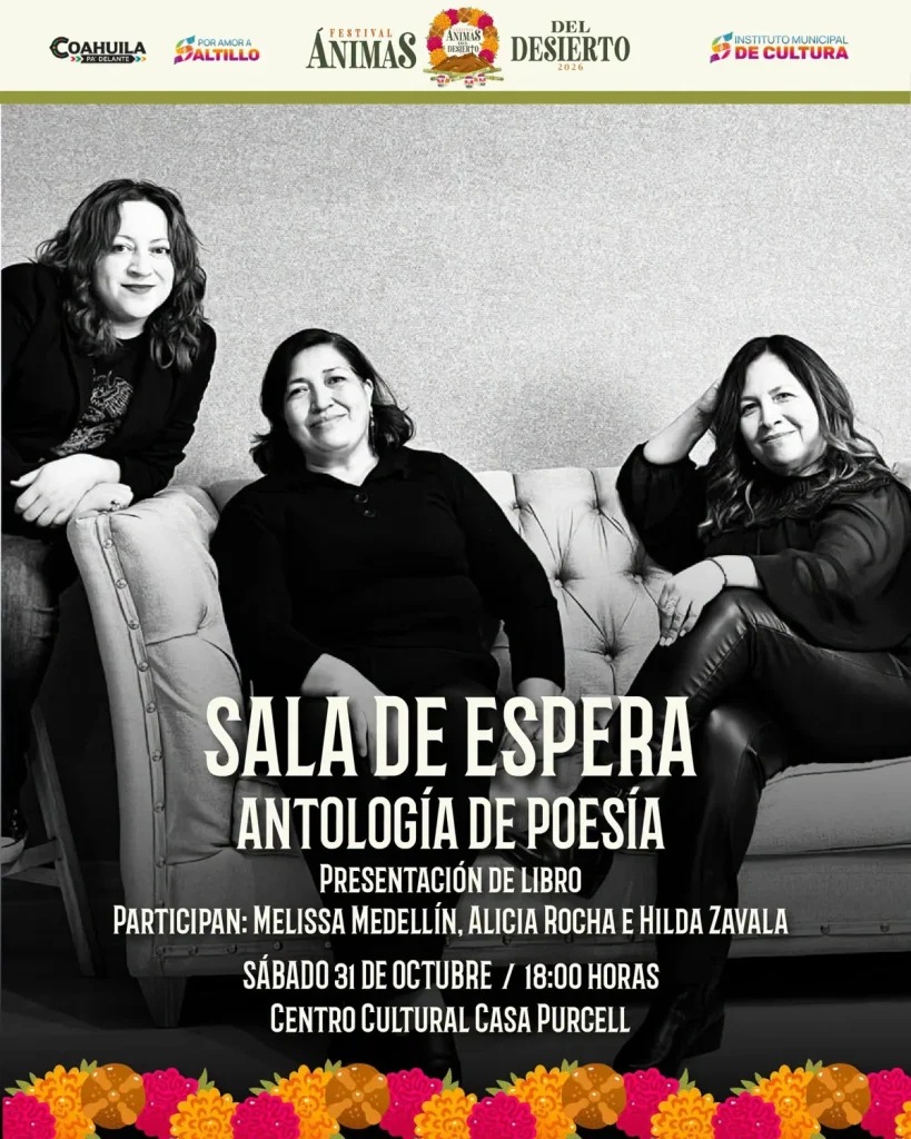 Sala de Espera, antología de poesía, presentación de libro en Casa Purcell