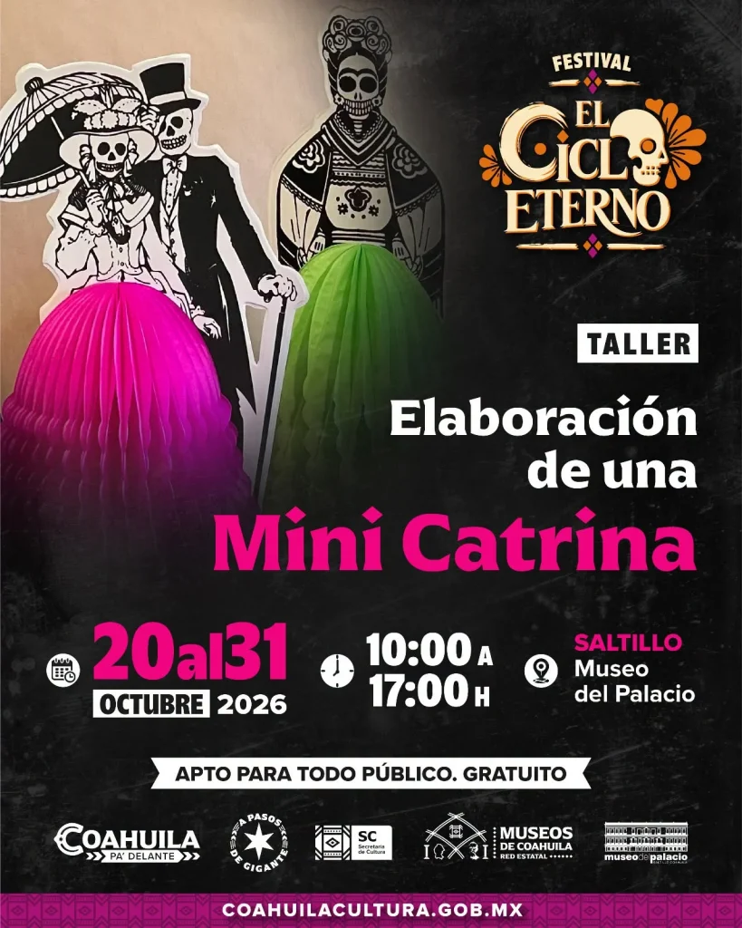 Taller Elaboración de una Mini Catrina en el Museo del Palacio