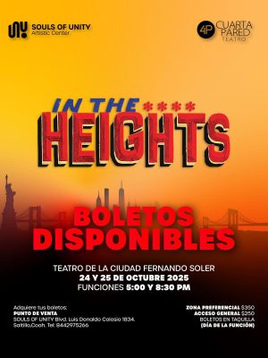 IN THE HEIGHTS en el Teatro De La Ciudad Fernando Soler