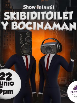 Show Infantil Skibiditoilet y Bocinaman