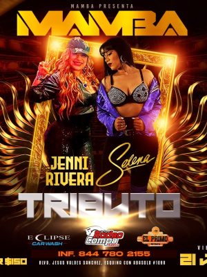 Tributo a Jenni Rivera y Selena en Mamba Vivo Bar